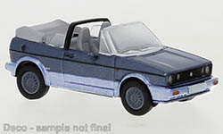 101-PCX870311 - H0 - VW Golf I Cabriolet, metallic-dunkelblau/silber, 1991